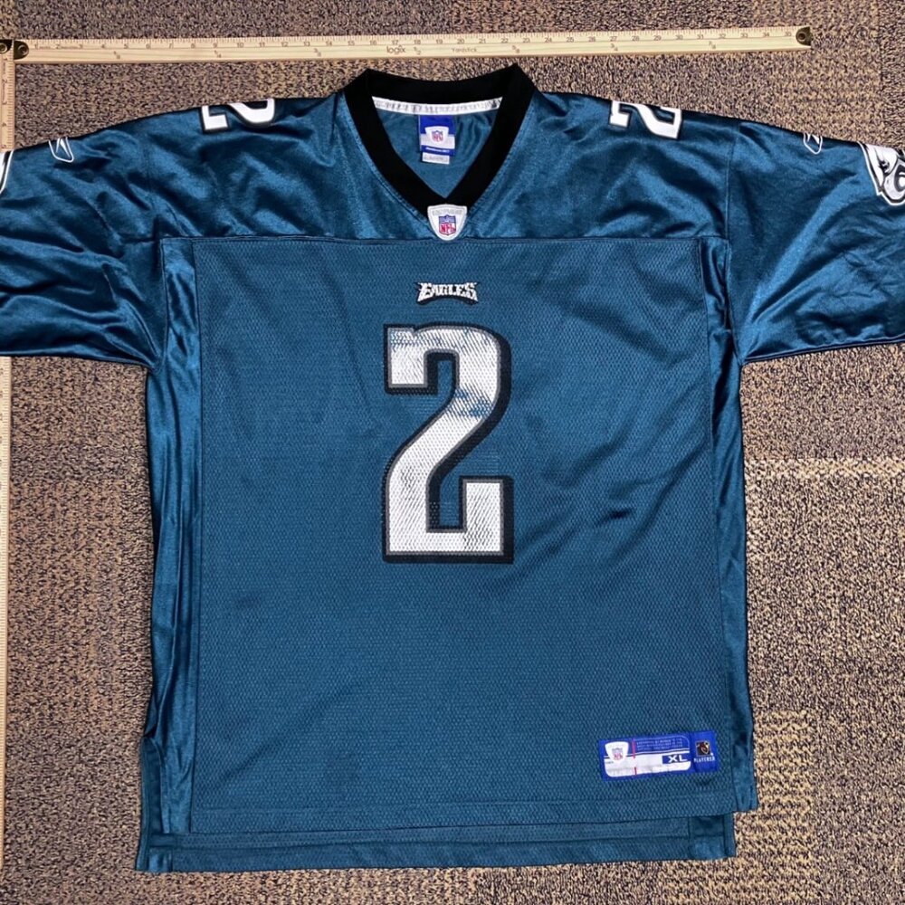 Philadelphia Eagles Reebok NFL Greem Jersey Mens XL David Akers #2